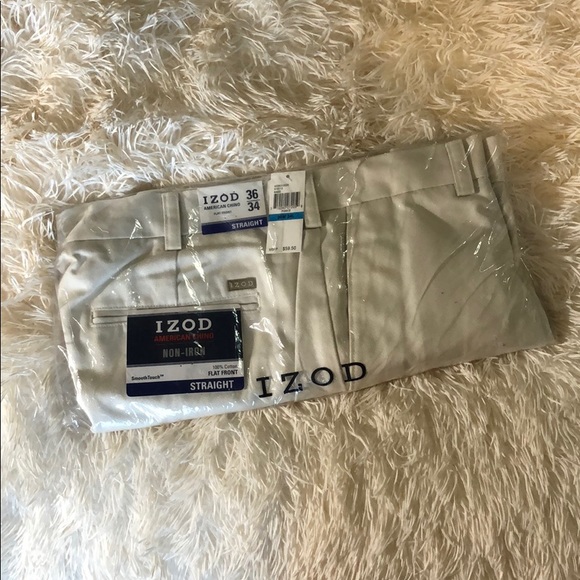 Mens IZod Khaki Pants - Picture 1 of 4
